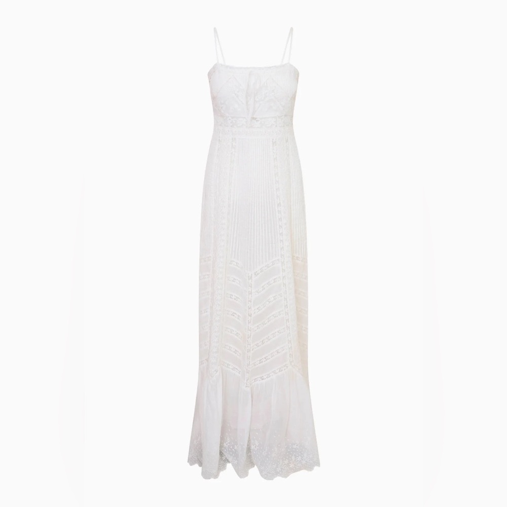 LoveShackFancy Lucina Cotton Maxi Dress NWT